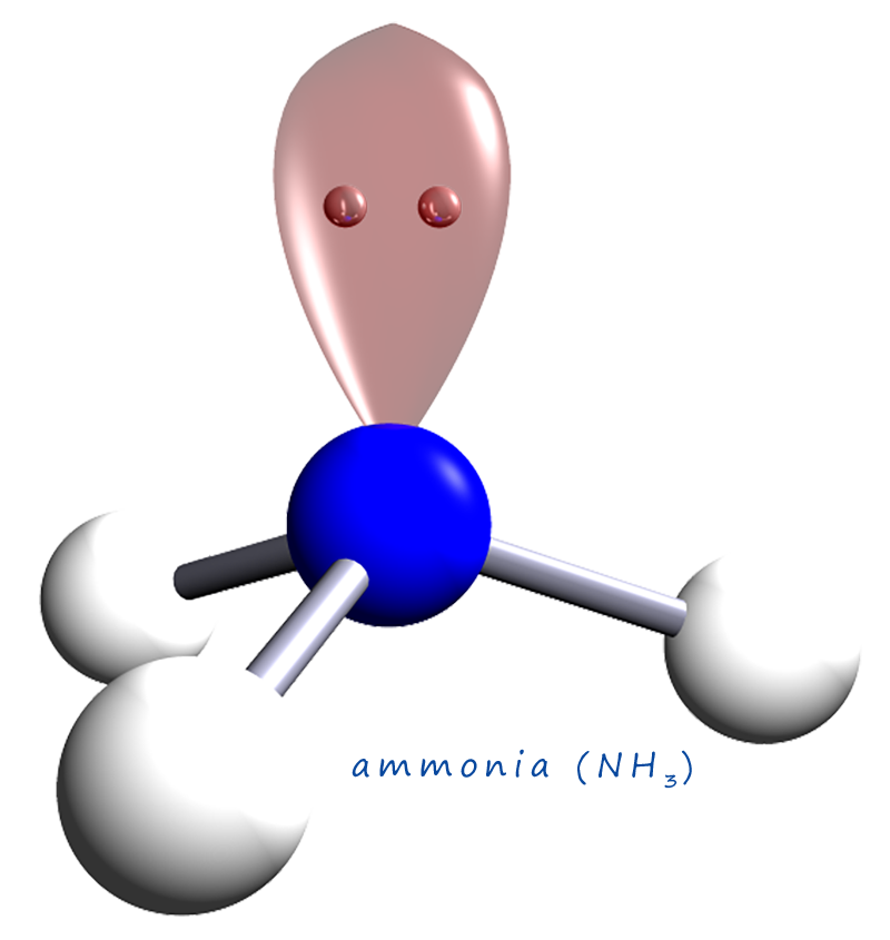 3d model of an ammonia molecule.